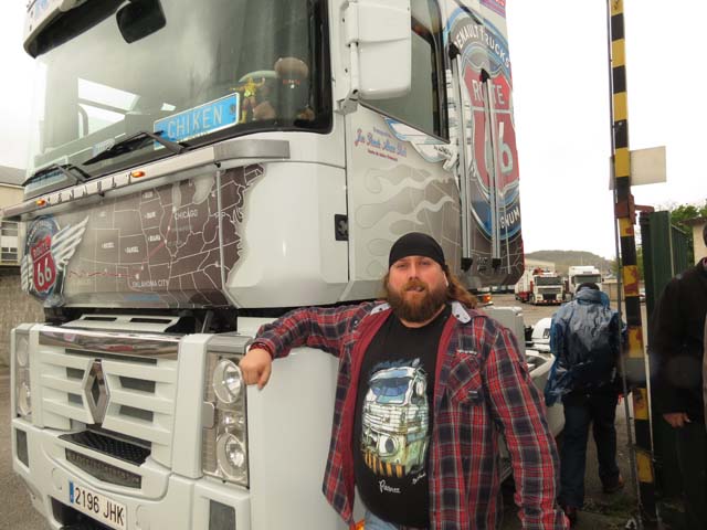 José Ramón, todo un personaje de la ruta y un buen amigo, con su